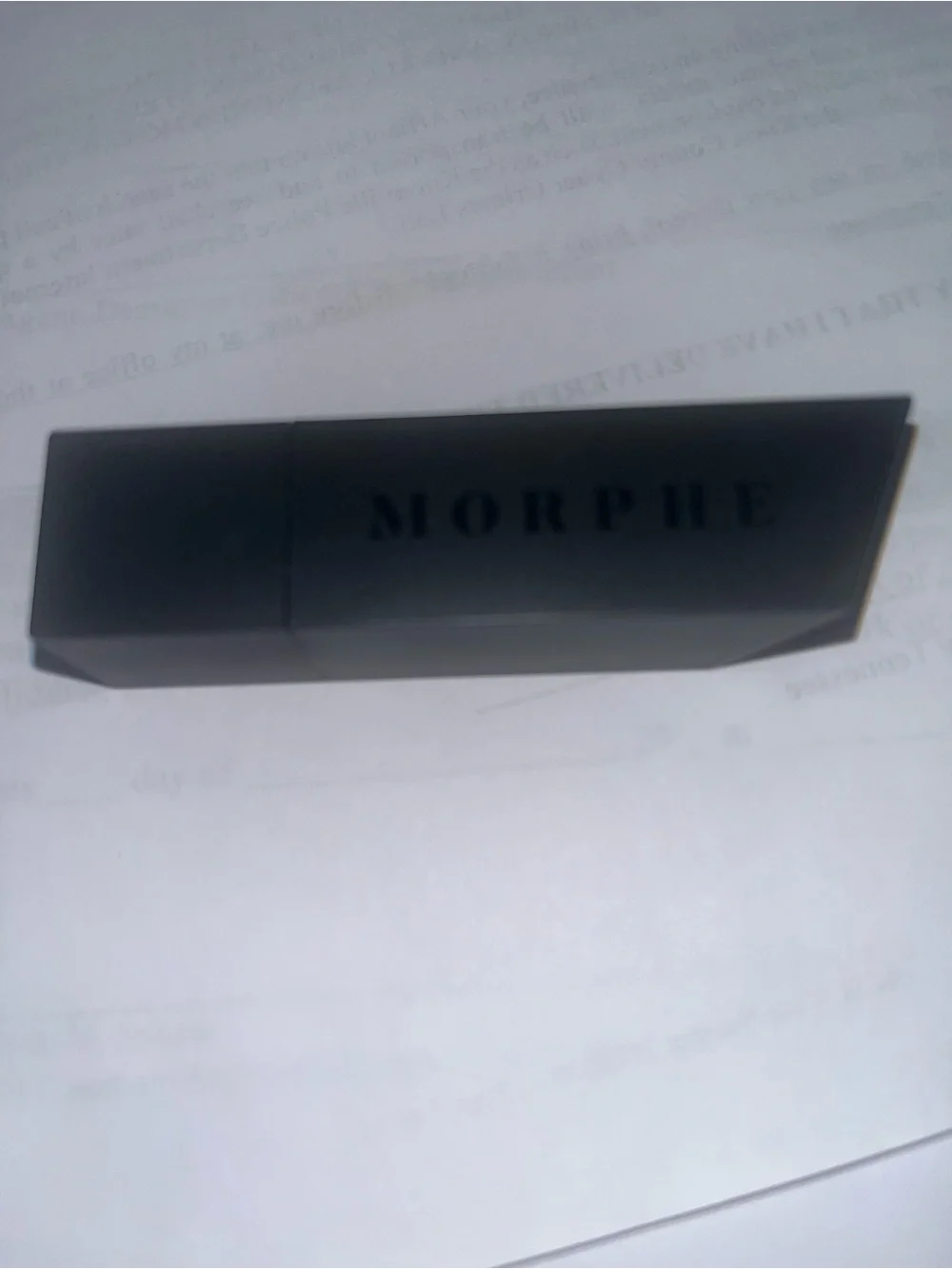 Morphe Matte Black Lipstick Sweet Tea